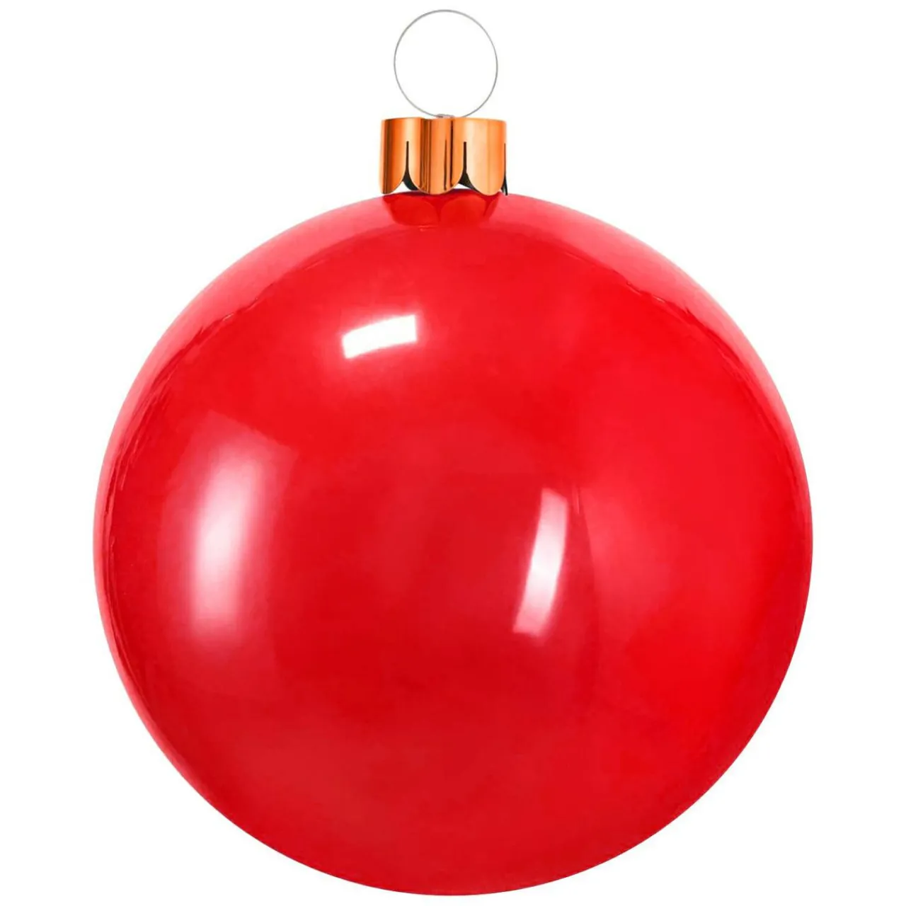 Boule Grand Format|Déco Et Objet De Noël|KOOPMAN Grande boule de Noël gonflable (D65 cm) Rouge