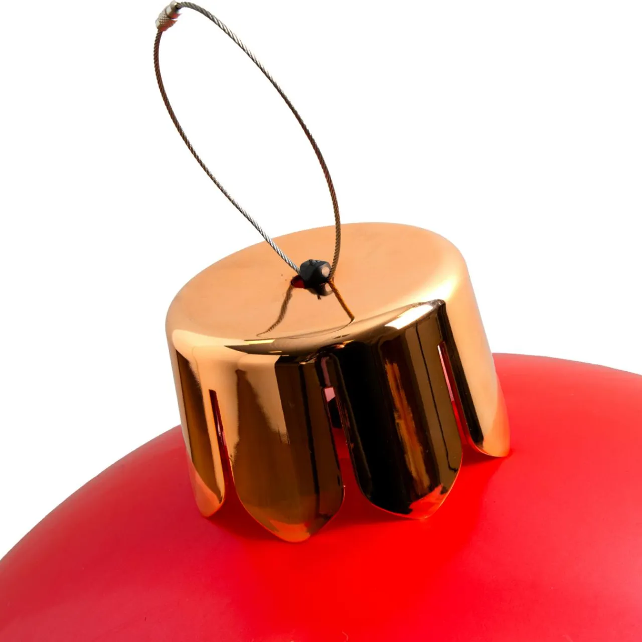 Boule Grand Format|Déco Et Objet De Noël|KOOPMAN Grande boule de Noël gonflable (D65 cm) Rouge