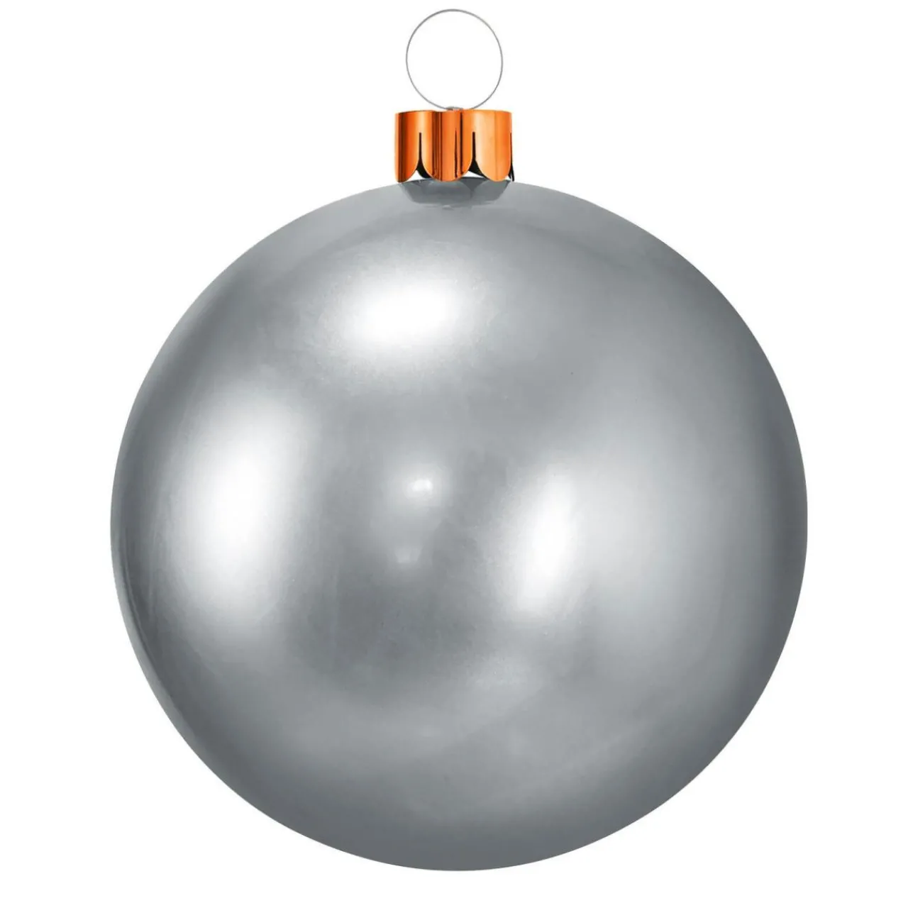Boule Grand Format|Déco Et Objet De Noël|KOOPMAN Grande boule de Noël gonflable (D65 cm) Argent
