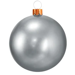 Boule Grand Format|Déco Et Objet De Noël|KOOPMAN Grande boule de Noël gonflable (D45 cm) Argent
