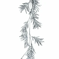 Guirlande En Sapin Artificiel|KAEMINGK Guirlande de feuille (150 cm) Glacier Argent