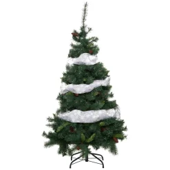 Guirlande De Sapin|Feeric Lights & Christmas Guirlande de Noël (5 m) Flocons Argent