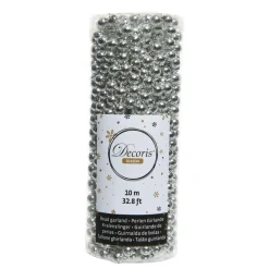 Guirlande De Sapin|KAEMINGK Guirlande de perle (10 m) Alpine Argent