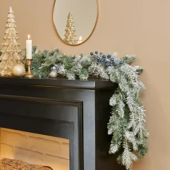 Guirlande En Sapin Artificiel|KAEMINGK Guirlande de sapin (270 cm - D20) Aspen Vert enneigé Sapin enneigé