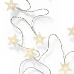Guirlande Déco|Guirlande Lumineuse|KAEMINGK Guirlande lumineuse 24 LED (4,6 m) Étoiles filantes Blanc chaud