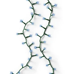Guirlande Lumineuse|KAEMINGK Guirlande lumineuse 16 m 750 LED câble vert Luxe Bleu Bleu - câble vert