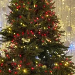 Guirlande Lumineuse|BLACHERE Guirlande lumineuse 8 m 128 LED câble vert Flashing light Bicolore Rouge et blanc chaud Bicolore Rouge / Blanc chaud - câble transparent