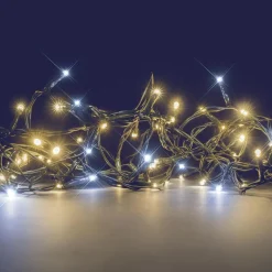 Guirlande Lumineuse|BLACHERE Guirlande lumineuse 16 m 192 LED câble vert Flashing light Bicolore Blanc chaud et froid Bicolore Blanc chaud / Froid - câble vert