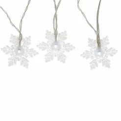 Guirlande Déco|KAEMINGK Guirlande lumineuse 4,60 m 24 LED Flocon de neige Blanc froid