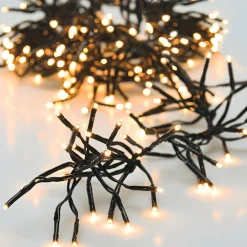 Guirlande Lumineuse|KOOPMAN Guirlande lumineuse 11 m 1512 LED câble noir Boa Blanc chaud Blanc Chaud - câble noir