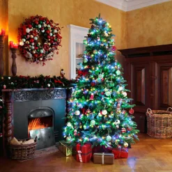 Guirlande Lumineuse|KAEMINGK Guirlande lumineuse 16 m 750 LED câble vert Luxe Multicouleur Multicolore - câble vert