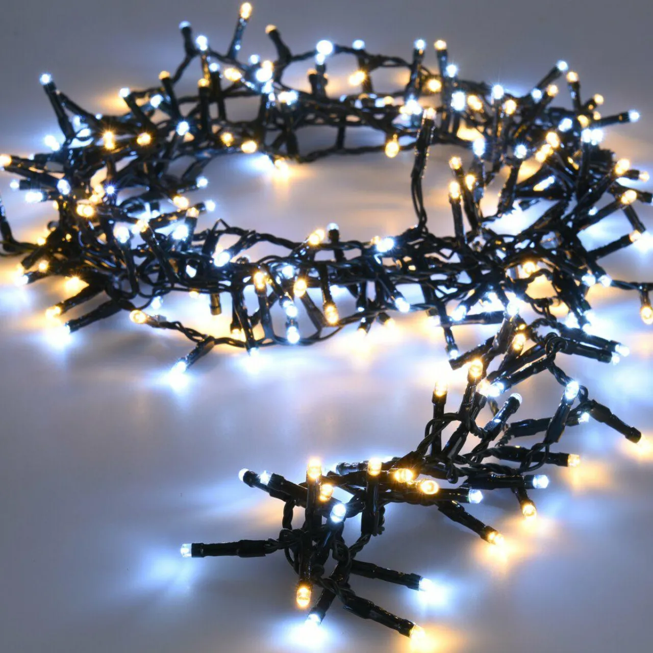 Guirlande Lumineuse Grand Format|Guirlande Lumineuse|KAEMINGK Guirlande lumineuse 22,5 m 1000 LED câble vert Luxe Bicolore Blanc chaud et froid Bicolore Blanc chaud / Chaud doré - câble vert