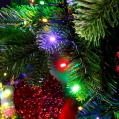 Guirlande Lumineuse|KAEMINGK Guirlande lumineuse 11 m 500 LED câble vert Luxe Multicouleur Multicolore - câble vert