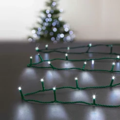 Guirlande Lumineuse Grand Format|Guirlande Lumineuse|Feeric Lights & Christmas Guirlande lumineuse 50 m 500 LED câble vert Timer Blanc froid Blanc Froid - câble vert