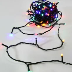 Guirlande Lumineuse Grand Format|Guirlande Lumineuse|Feeric Lights & Christmas Guirlande lumineuse 50 m 500 LED câble vert Timer Multicolore Multicolore - câble vert