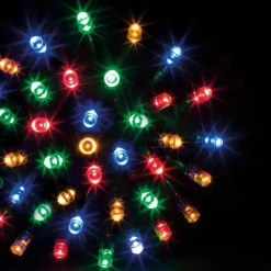 Guirlande Lumineuse|Feeric Lights & Christmas Guirlande lumineuse 10 m 100 LED câble vert Timer Multicolore Multicolore - câble vert