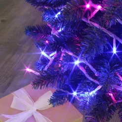 Guirlande Lumineuse|BLACHERE Guirlande lumineuse 8 m 128 LED câble transparent Bicolore et bleu Rose