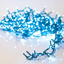 Guirlande Lumineuse|KAEMINGK Guirlande lumineuse 11 m 500 LED câble vert Luxe Bleu Bleu - câble vert