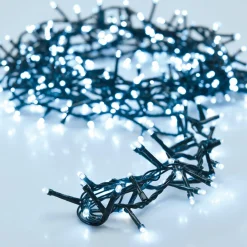 Guirlande Lumineuse|KAEMINGK Guirlande lumineuse 11 m 500 LED câble vert Luxe Blanc froid Blanc Froid - câble vert