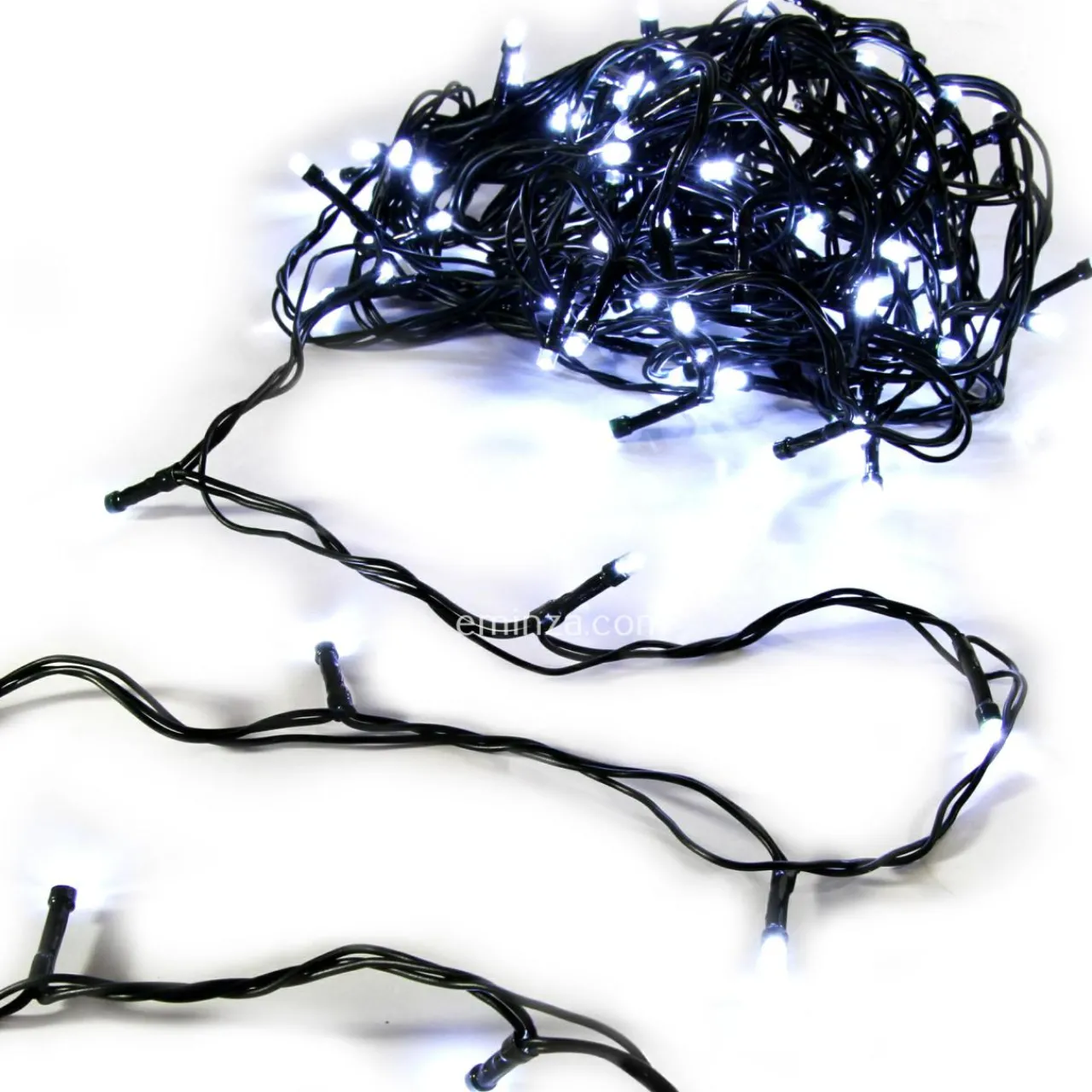 Guirlande Lumineuse|Feeric Lights & Christmas Guirlande lumineuse 10 m 100 LED câble vert Timer Blanc froid Blanc Froid - câble vert