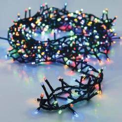 Guirlande Lumineuse Grand Format|Guirlande Lumineuse|KAEMINGK Guirlande lumineuse 22,50 m 1000 LED câble vert Luxe Multicouleur Multicolore - câble vert