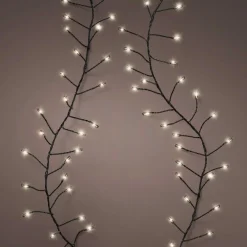 Guirlande Lumineuse|KAEMINGK Guirlande lumineuse 18 m 1440 Micro LED câble noir Luxe Blanc chaud Blanc Chaud - câble noir