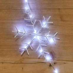 Guirlande Déco|Déco Et Objet Lumineux|KAEMINGK Guirlande lumineuse 2,25 m 160 micro LED Cristaux de neige Blanc froid