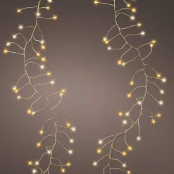 Guirlande Lumineuse|KAEMINGK Guirlande lumineuse 12 m 960 Micro LED câble or Luxe bicolore Blanc chaud et froid Bicolore Blanc chaud / Blanc froid - Câble Or