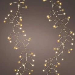 Guirlande Lumineuse|KAEMINGK Guirlande lumineuse 6 m 480 Micro LED câble or Luxe bicolore Blanc chaud et froid Bicolore Blanc chaud / Blanc froid - Câble Or