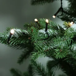 Guirlande Lumineuse|KAEMINGK Guirlande lumineuse à piles 14,30 m 192 LED câble noir Durawise Blanc chaud Blanc Chaud - câble noir