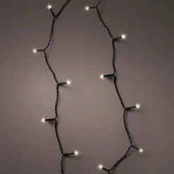 Guirlande Lumineuse|KAEMINGK Guirlande lumineuse à piles 14,30 m 192 LED câble noir Durawise Blanc chaud Blanc Chaud - câble noir