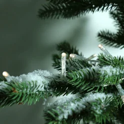 Guirlande Lumineuse|KAEMINGK Guirlande lumineuse à piles 14,30 m 192 LED câble transparent Durawise Blanc chaud Blanc Chaud - câble noir