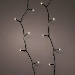 Guirlande Lumineuse Grand Format|Guirlande Lumineuse|KAEMINGK Guirlande lumineuse à piles 27,50 m 368 LED câble noir Durawise Blanc chaud Blanc Chaud - câble noir