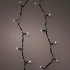 Guirlande Lumineuse|KAEMINGK Guirlande lumineuse à piles 7,10 m 96 LED câble noir Durawise Blanc froid Blanc Froid - câble noir