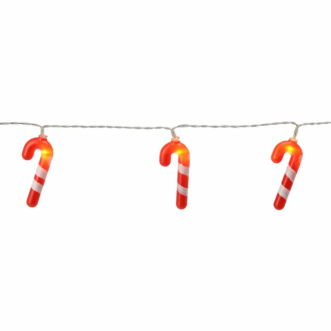 Guirlande Déco|Déco Et Objet Lumineux|KOOPMAN Guirlande lumineuse à piles 10 LED (1,35 m) Sucre d'orge Blanc chaud