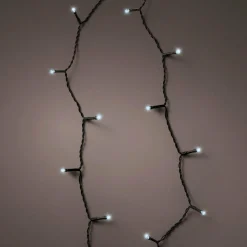 Guirlande Lumineuse|KAEMINGK Guirlande lumineuse à piles 3,50 m 48 LED câble noir Durawise Blanc froid Blanc Froid - câble noir
