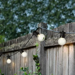 Luminaire Jardin|Eclairage Extérieur|#N/A Guirlande lumineuse connectable jardin 9,5 m 20 LED Guinguette Garden Blanc chaud