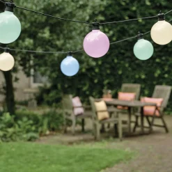 Luminaire Jardin|Eclairage Extérieur|KAEMINGK Guirlande lumineuse de jardin connectable 10 LED (4,5 m) Garden fiesta Multicolore