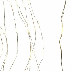 Guirlande Lumineuse|KAEMINGK Guirlande rideau pour sapin H1,80 m 408 Micro LED câble argent Blanc chaud Blanc Chaud - câble argent