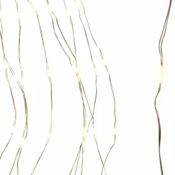 Guirlande Lumineuse|KAEMINGK Guirlande rideau pour sapin H2,10 m 672 Micro LED câble argent Blanc chaud Blanc Chaud - câble argent