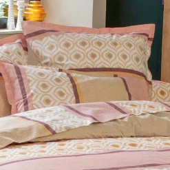 Housse De Couette|TRADI LINGE Housse de couette coton (260 x 240 cm) Inouk Rose