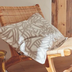 Housse De Couette|TRADILINGE Housse de couette coton lavé (240 x 220 cm) Séréna Beige