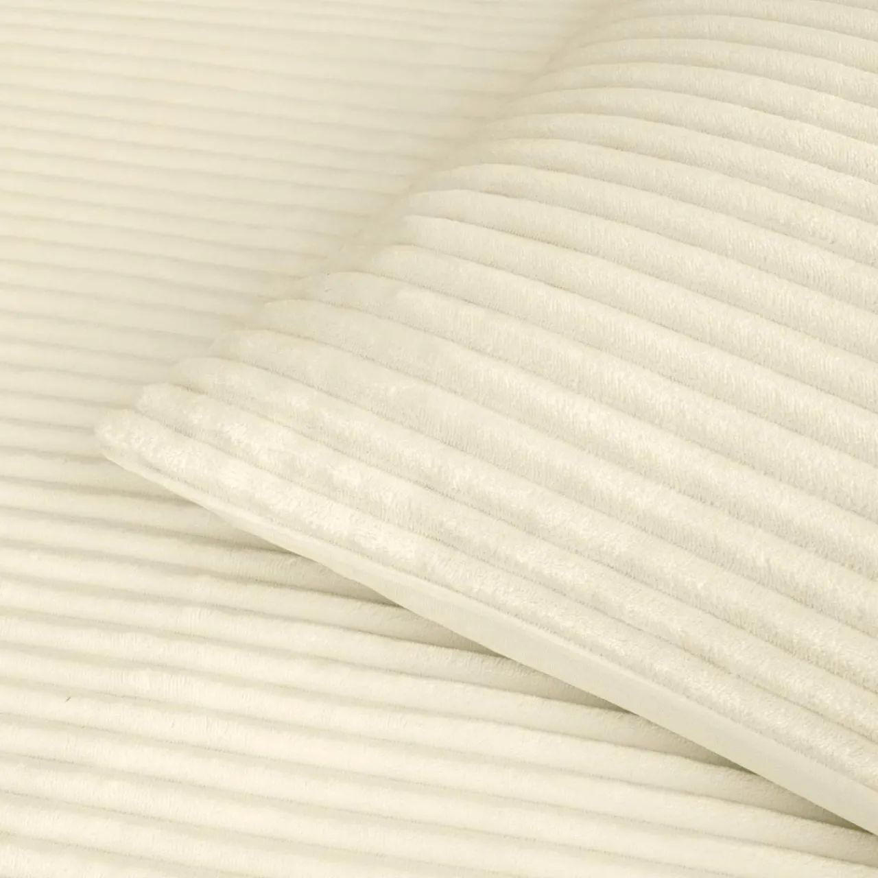 Parure De Lit|Housse De Couette|douceur d'intu017drieur Housse de couette et deux taies d'oreiller flanelle (240 x 220 cm) Veloutea Beige Ecru