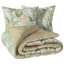 Parure De Lit|Housse De Couette|Atmosphera, cru017dateur d'intu017drieur Housse de couette et deux taies coton (240 x 220 cm) June Multicolore