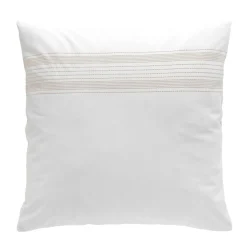 Parure De Lit|Housse De Couette|douceur d'intu017drieur Housse de couette et deux taies coton (260 x 240 cm) Opéra he Blanc