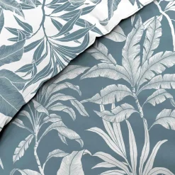 Parure De Lit|Housse De Couette|douceur d'intu017drieur Housse de couette et deux taies d'oreiller en coton (240 x 220 cm) Hera Bleu