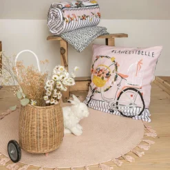 Linge De Lit Enfant|Linge De Lit Enfant|L'EFFET PAPILLON Housse de couette et une taie enfant coton (140 x 200 cm) Jardinage Multicolore