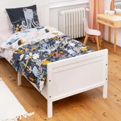 Linge De Lit Enfant|Linge De Lit Enfant|L'EFFET PAPILLON Housse de couette et une taie enfant coton (140 x 200 cm) Octopia Multicolore