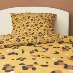 Linge De Lit Enfant|Linge De Lit Enfant|l'Effet Papillon Housse de couette et une taie enfant coton (140 x 200 cm) Lola Caramel