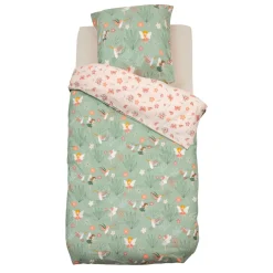 Linge De Lit Enfant|Linge De Lit Enfant|Atmosphera cru017dateur d'intu017drieur for kids Housse de couette et une taie enfant coton (140 x 200 cm) Fée Multicolore